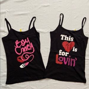 2 Tops - Boy Crazy & Lovin’ ♥️ Women’s L